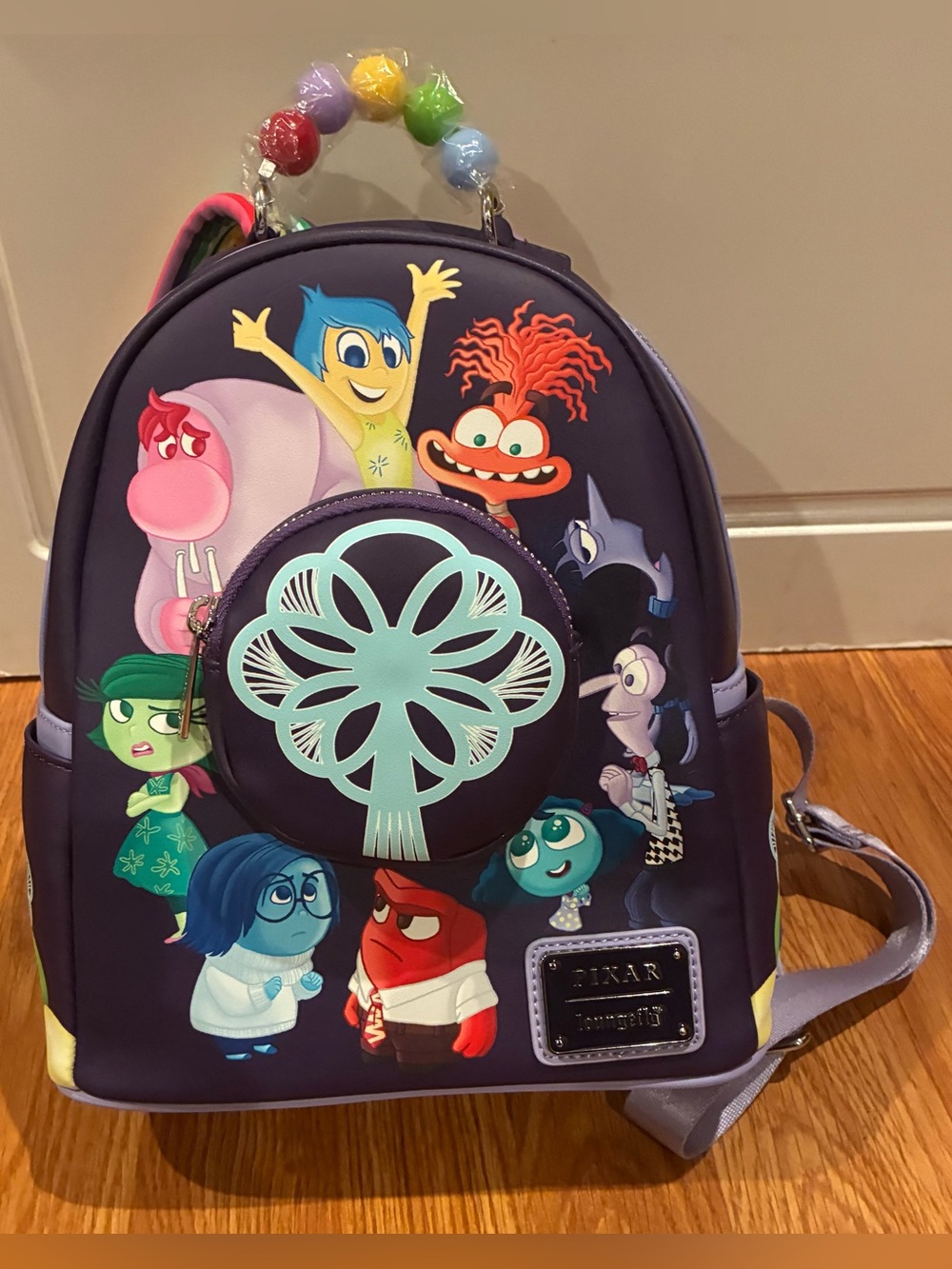 New Loungefly Inside Out Kids Mini Light-up Backpack